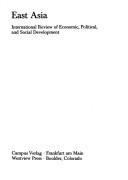 East Asia : international review of economic, political, and social development.