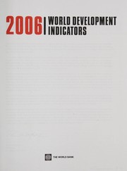 2006 World development indicators.