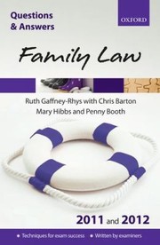 Questions & answers : family law Ruth Gaffney-Rhys ... [et al.].