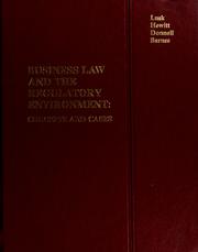 Business law and the regulatory environment  : concept and cases Harold F. Lusk... (et al.).