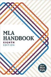 MLA handbook Modern Language Association of America.