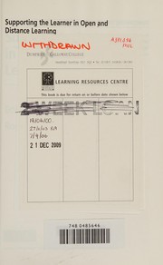 Supporting the learner in open and distance learning edited by Roger Mills and Alan Tait.