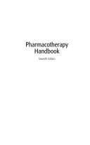 Pharmacotherapy handbooks edited by Barbara G. Wells ... [et al.].