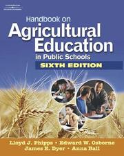 Handbook on agricultural education in public schools Llyod J. Phipps ...[et al].