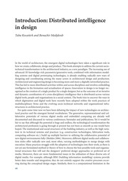 Distributed intelligence in design edited by Tuba Kocaturk,  Benachir Medjdoub.