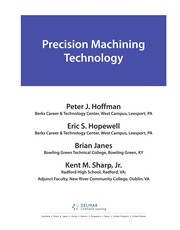 Precision machining technology Peter J. Hoffman ... [et al.].