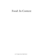 Food : in context Brenda Wilmoth Lerner & K. Lee Lerner, editors.