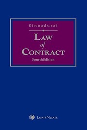 Law of contract Dato' Seri Visu Sinnadurai.