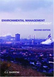 Environmental management for sustainable development C. J. Barrow.