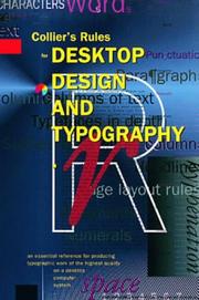 Collier's rules for desktop design and typography David Collier.