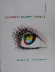 Business research methods Donald R. Cooper, Pamela S. Schindler.
