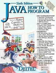 Java : how to program H. M. Deitel, P. J. Deitel.