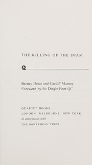 The killing of the Imam [by] Barney Desai and Cardiff Marney ;