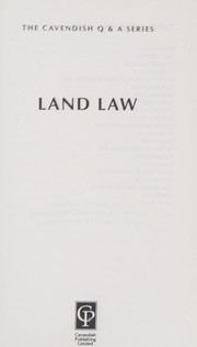 Land law Martin Dixon