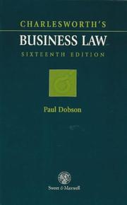 Charlesworth's business law by Paul Dobson.