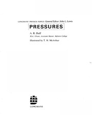 Pressures Allan R. Duff.