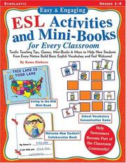Easy & engaging ESL activities and mini-books for every classrom by Kama Einhorn.