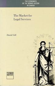 The market for legal services David Gill.