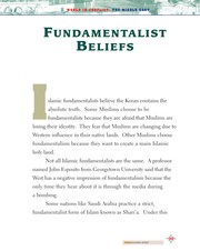 Islamic fundamentalism [electronic resource] Cory Gunderson