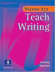 How to teach writing Jeremy Harmer.