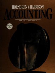 Accounting Charles T. Horngren, Walter T. Harrison.