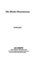 The Hindu phenomenon Girilal Jain.