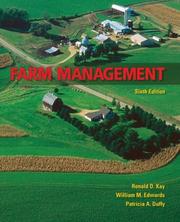 Farm management Ronald D. Kay, William M. Edwards, Patricia A. Duffy.