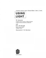 Using light W. Llowarch and B. E. Woolnough.