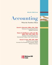 Accounting : what the numbers mean David H. Marshall, Wayne W. McManus and Daniel F. Viele.