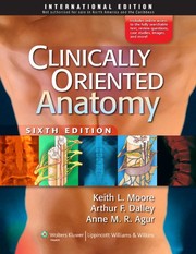 Clinically oriented anatomy Keith L. Moore, Arthur F. Dalley, Anne M.R. Agur.