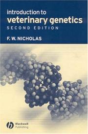 Introduction to veterinary genetics F. W. Nicholas.
