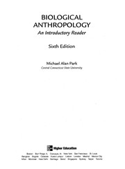 Biological anthropology Michael Alan Park.