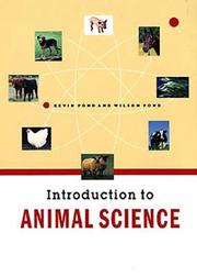 Introduction to animal science Wilson G. Pond, Kevin R. Pond.