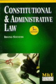 Constitutional and administrative law Irving Stevens.