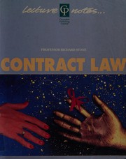 Contract law Richard Stone.