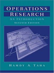 Operations research : an introduction Hamdy A.Taha.