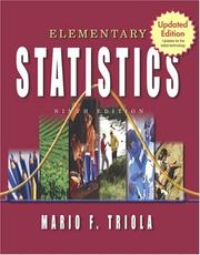 Elementary statistics Mario F. Triola.