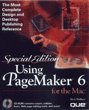 Using PageMaker 6 for the Mac Rick Wallace.