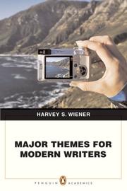 Major themes for modern writers Harvey S. Wiener.